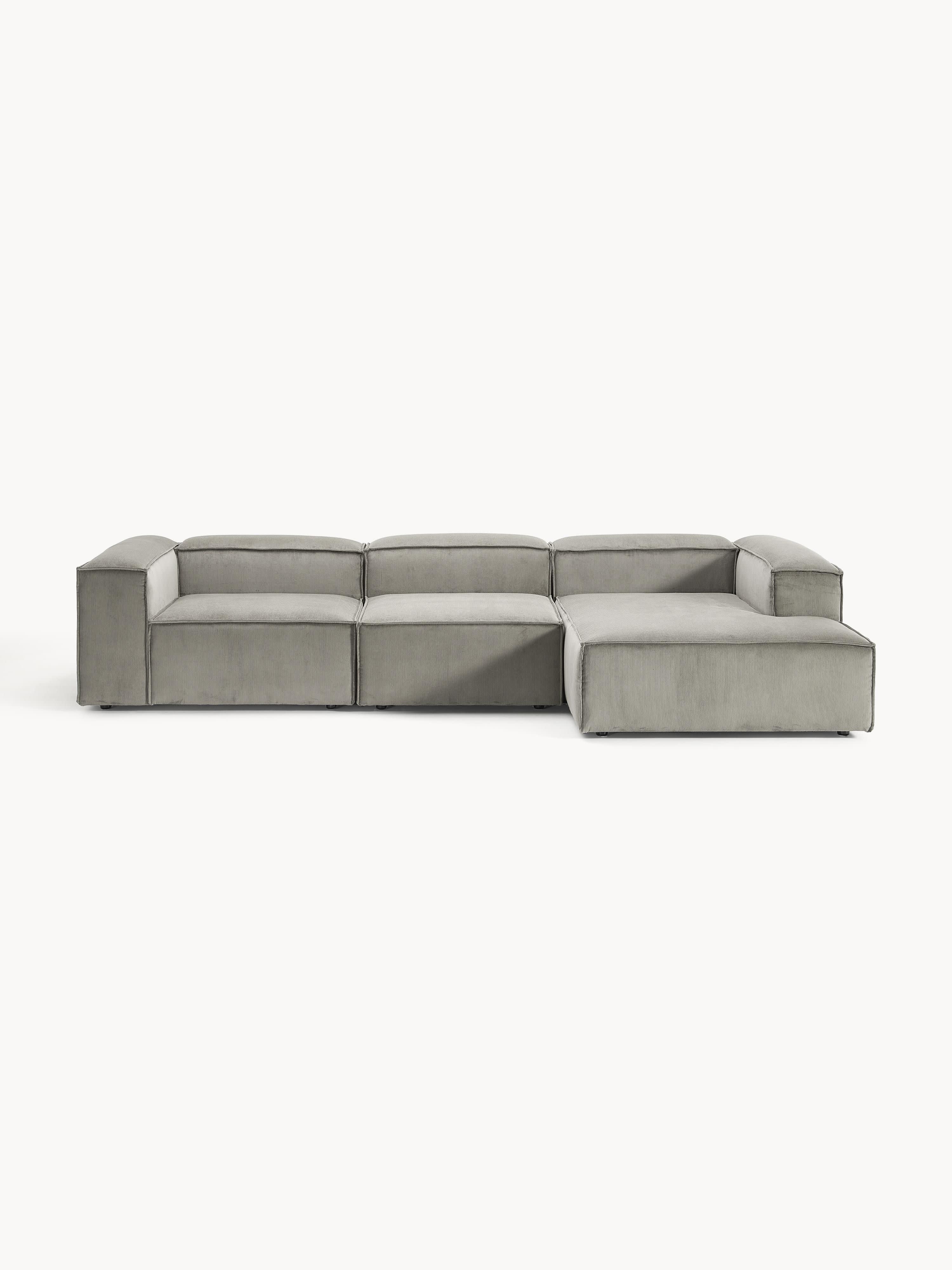 Galeriebild 1 - Modulares Ecksofa Lennon (4-Sitzer) aus Cord