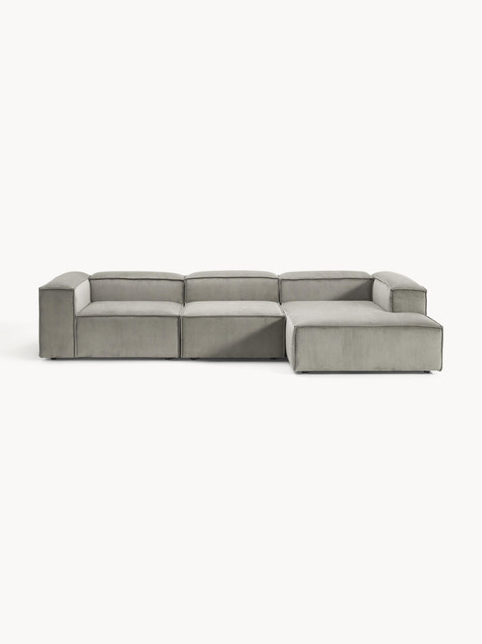 Galeriebild 1 - Modulares Ecksofa Lennon (4-Sitzer) aus Cord