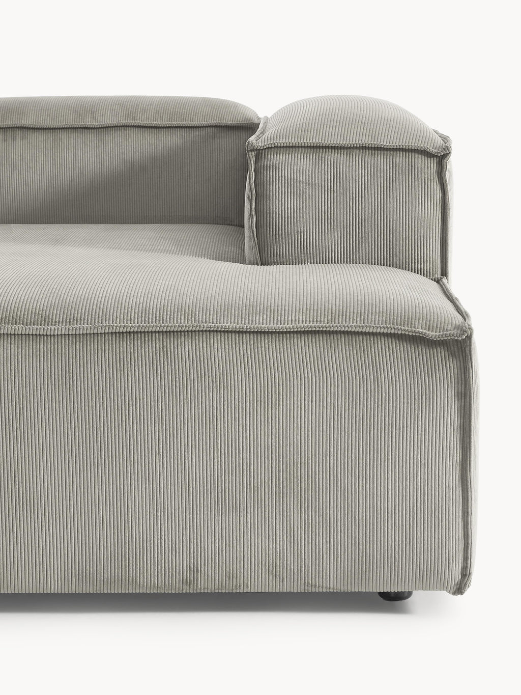 Modulares Ecksofa Lennon (4-Sitzer) aus Cord