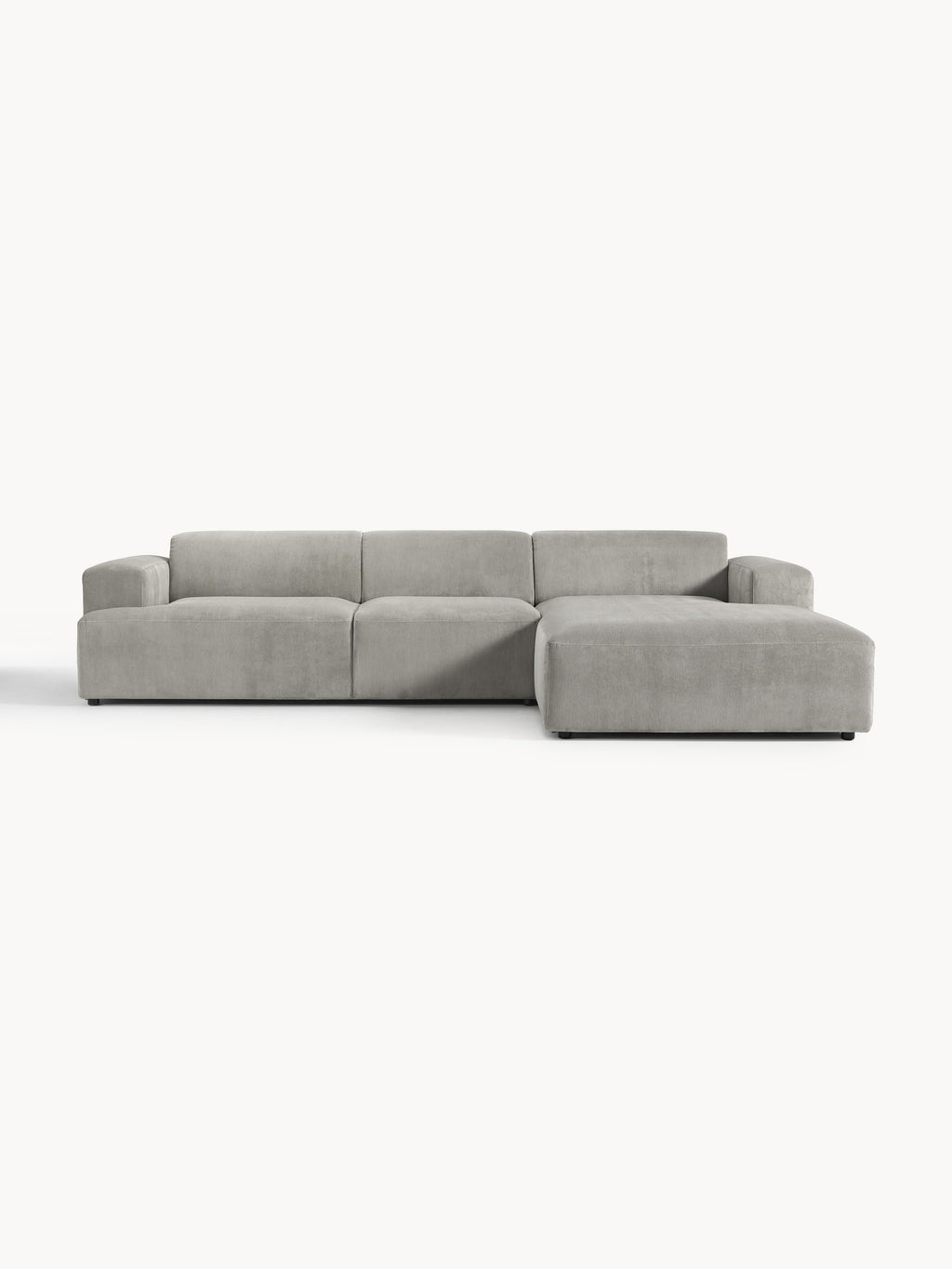 Galeriebild 1 - Cord-Ecksofa Melva (4-Sitzer)