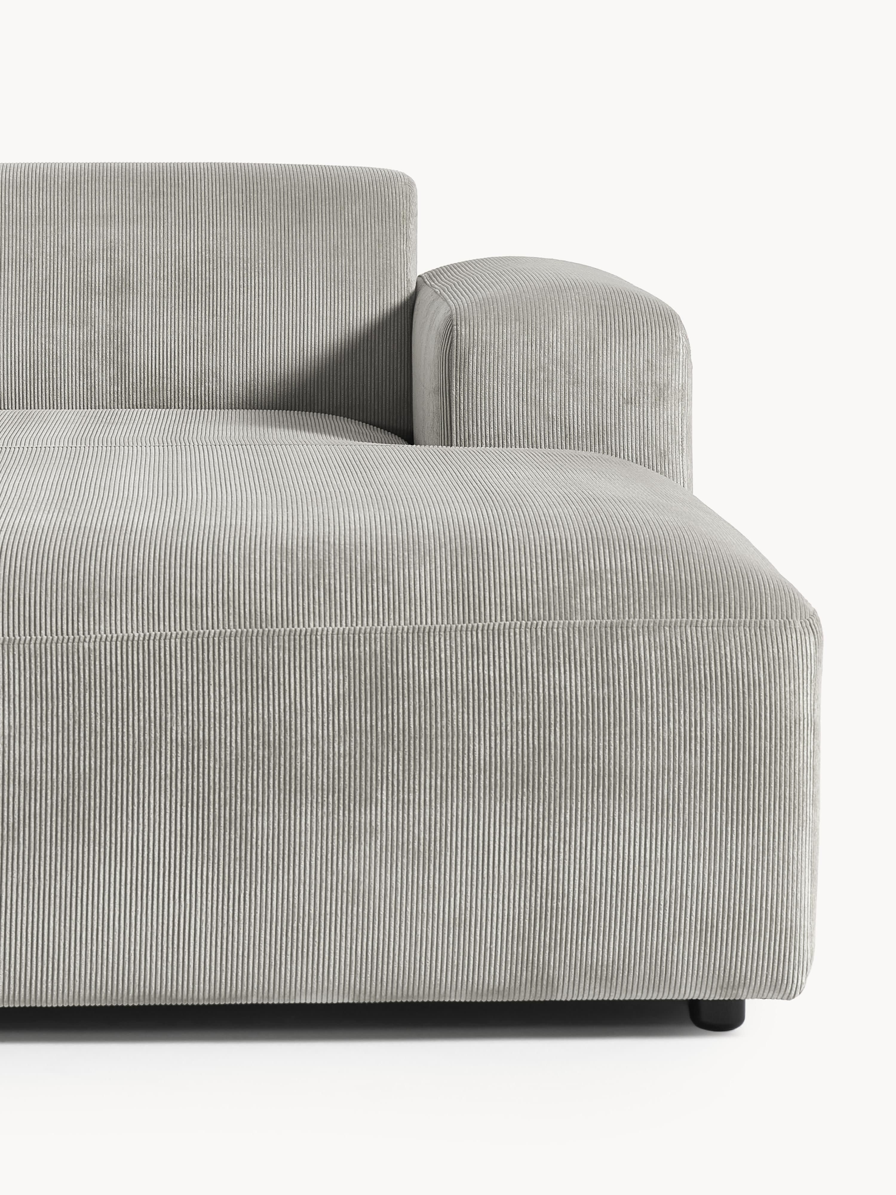 Cord-Ecksofa Melva (4-Sitzer)