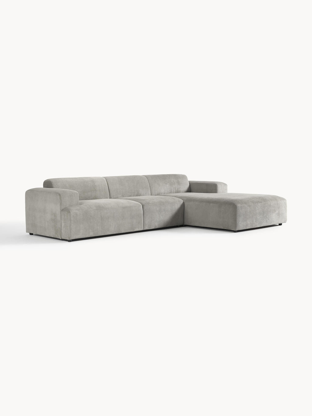 Cord-Ecksofa Melva (4-Sitzer)