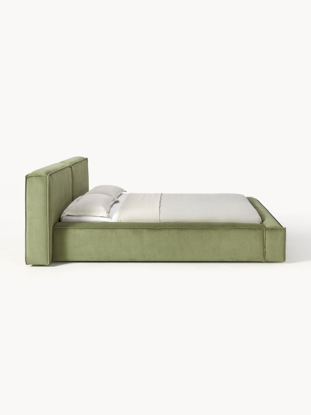 Polsterbett Lennon aus Cord