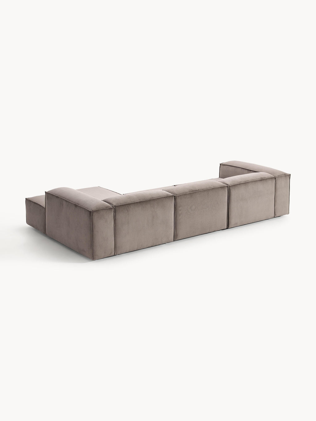 Modulares Ecksofa Lennon (4-Sitzer) aus Cord