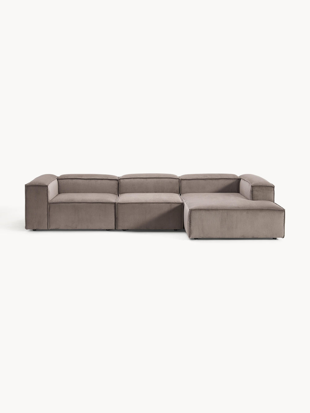 Galeriebild 1 - Modulares Ecksofa Lennon (4-Sitzer) aus Cord