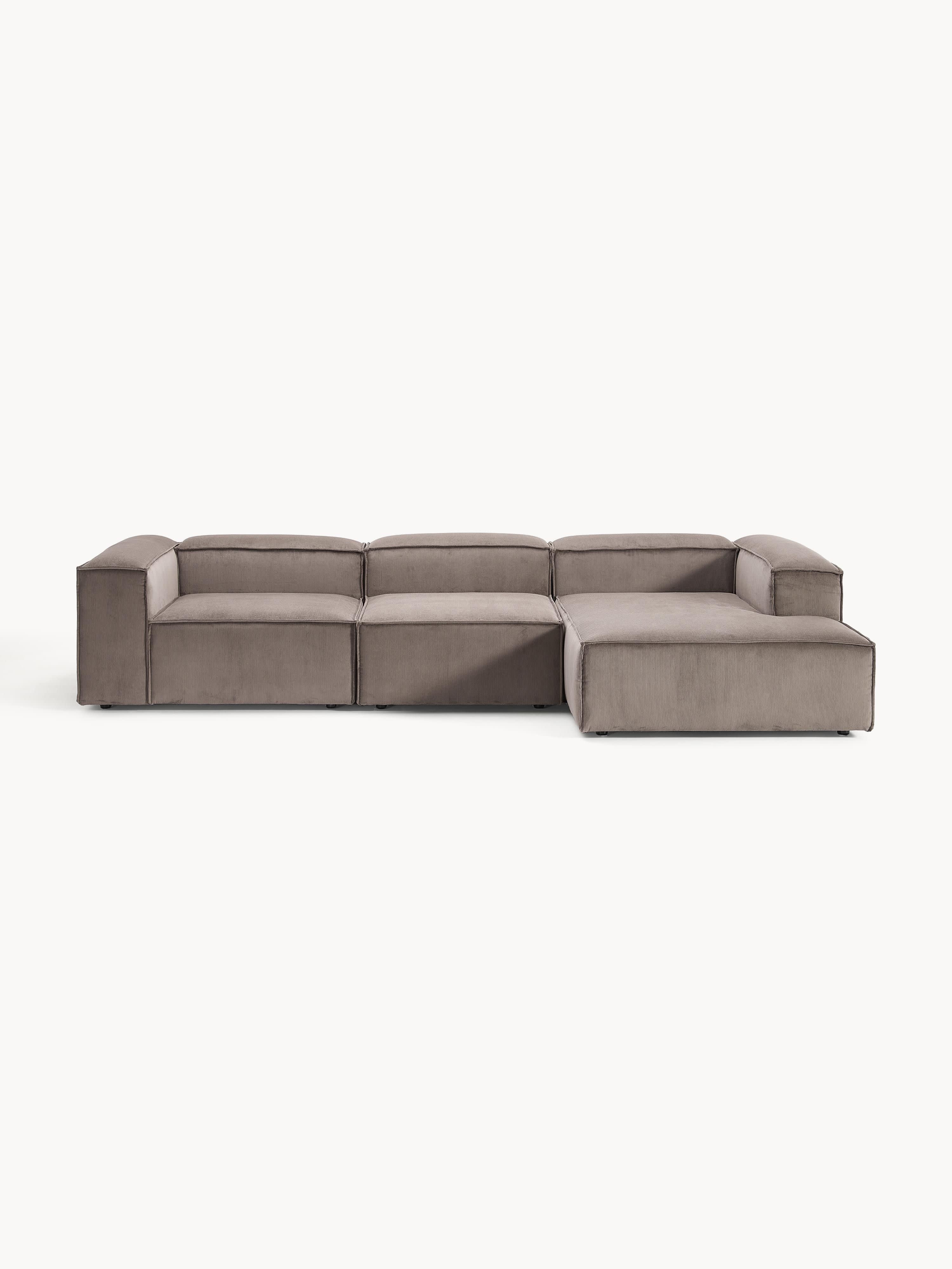 Galeriebild 1 - Modulares Ecksofa Lennon (4-Sitzer) aus Cord