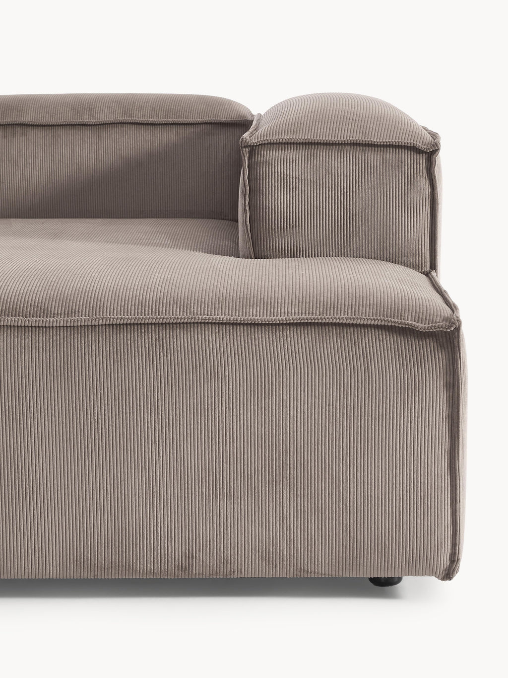 Modulares Ecksofa Lennon (4-Sitzer) aus Cord