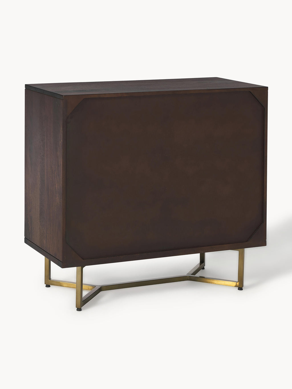 Sideboard Luca aus Mangoholz mit Fischgrät-Muster