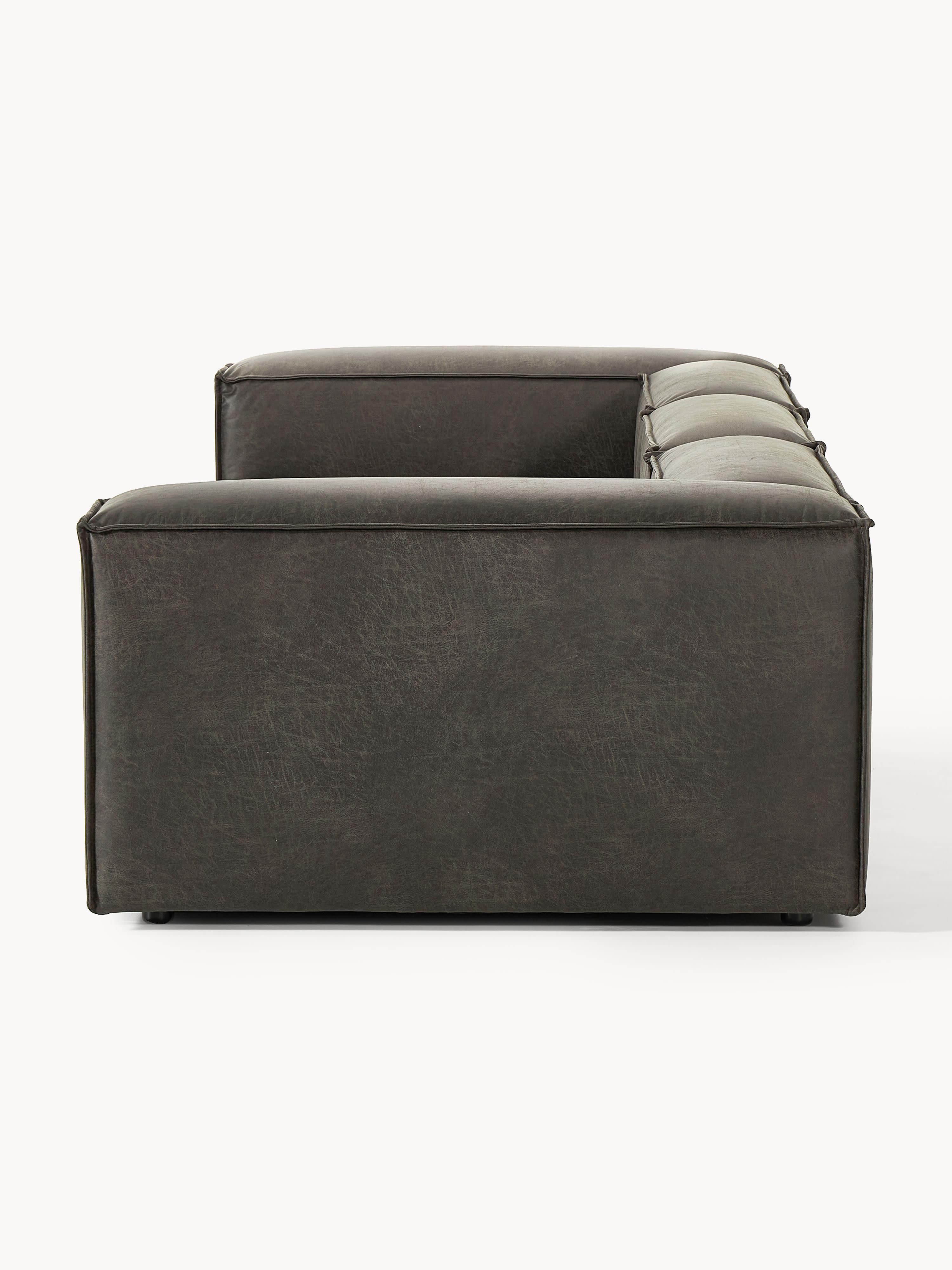 Modulares Sofa Lennon (4-Sitzer) aus Leder