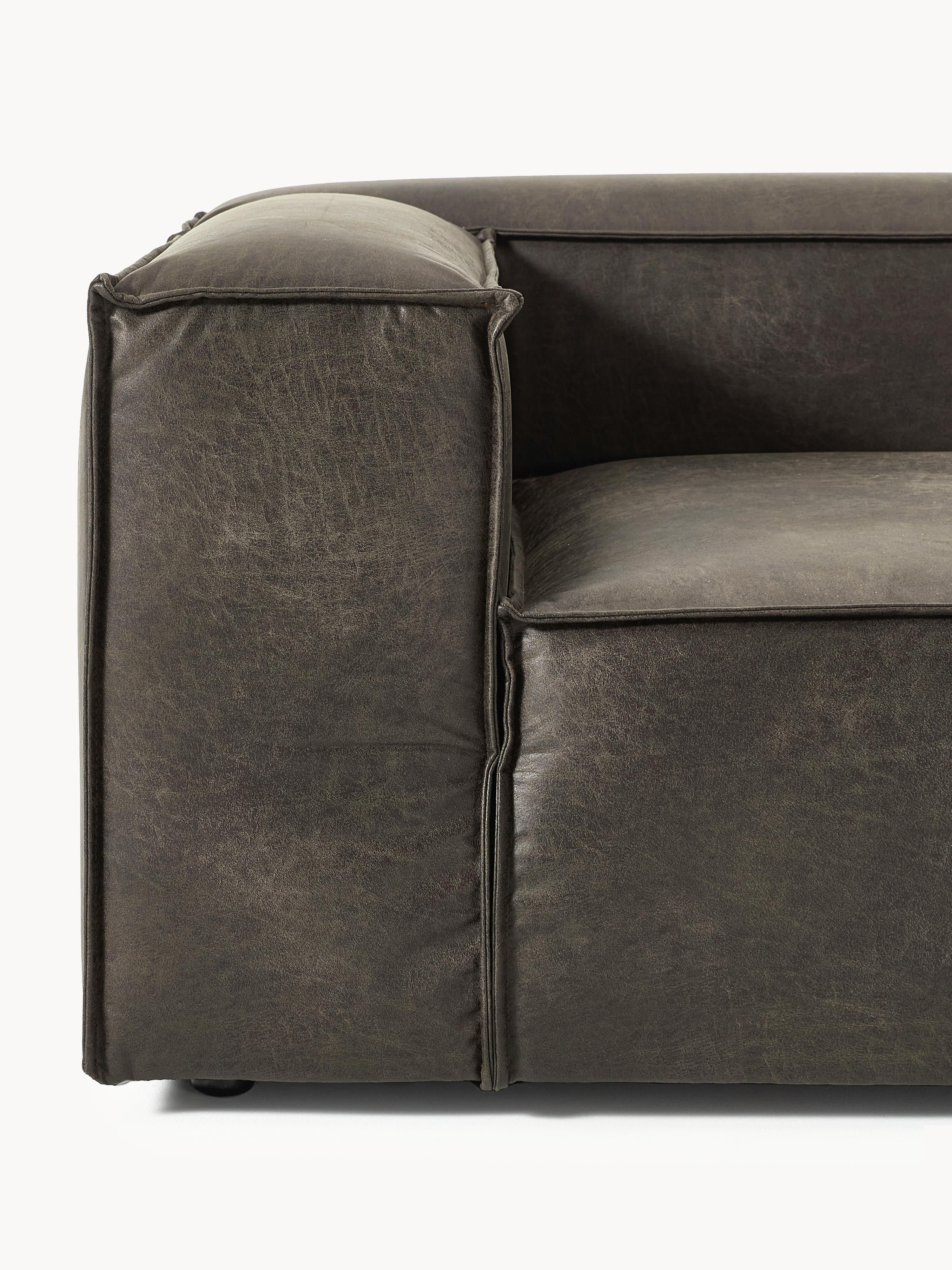 Modulares Sofa Lennon (4-Sitzer) aus Leder