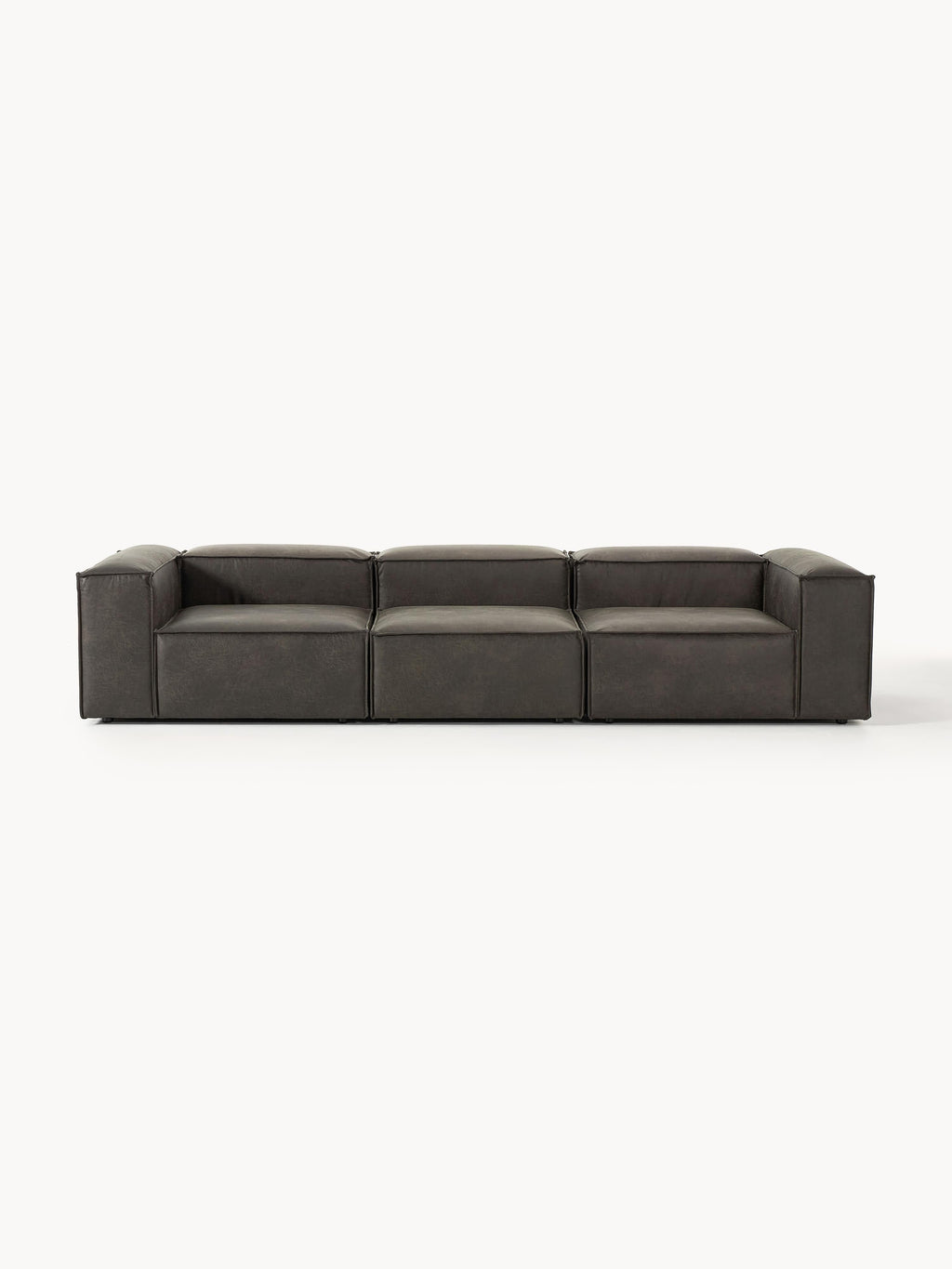 Galeriebild 1 - Modulares Sofa Lennon (4-Sitzer) aus Leder