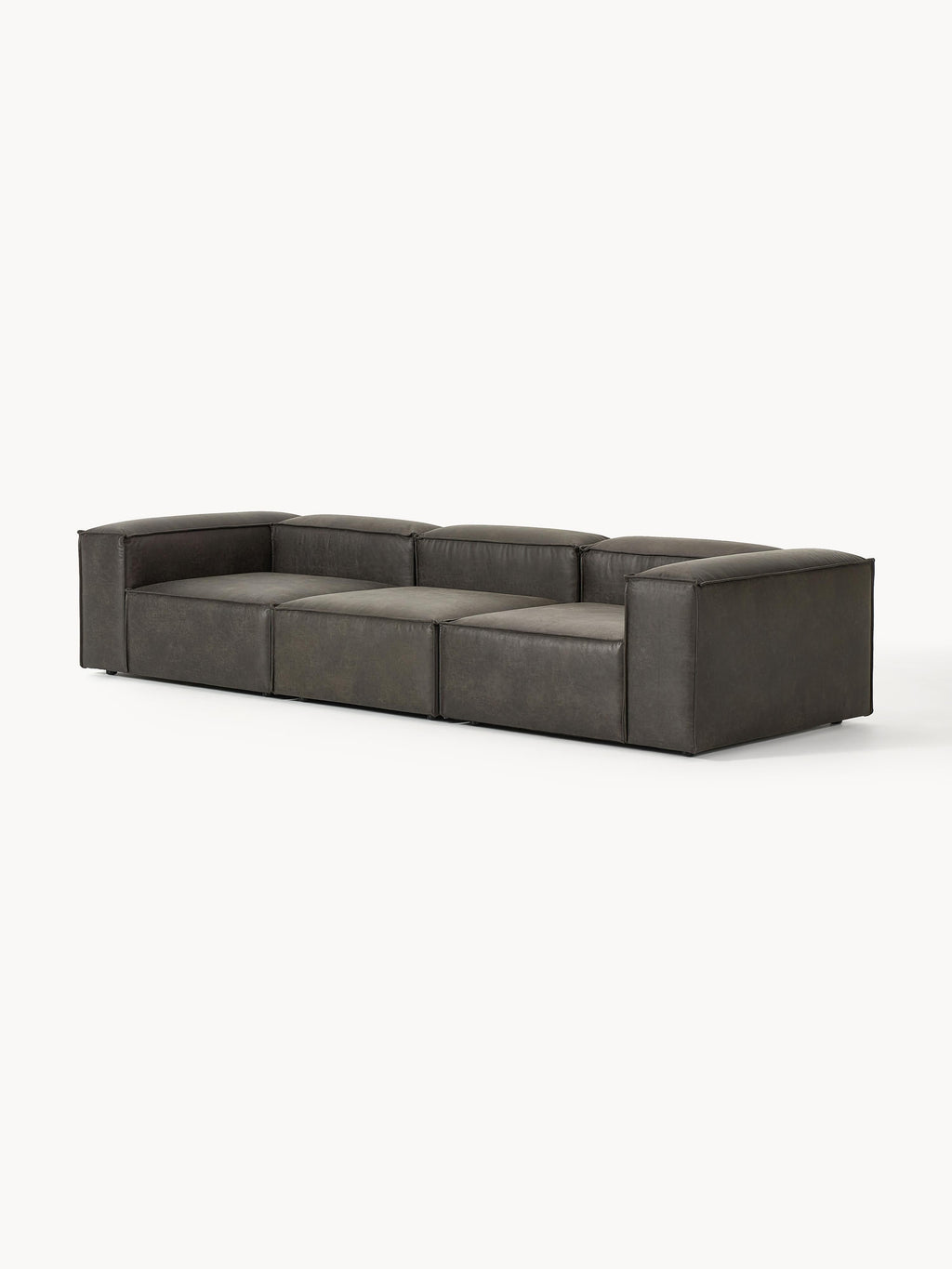 Modulares Sofa Lennon (4-Sitzer) aus Leder