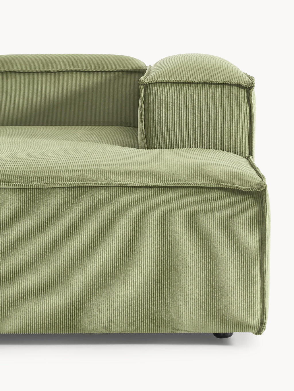Modulares Ecksofa Lennon (4-Sitzer) aus Cord