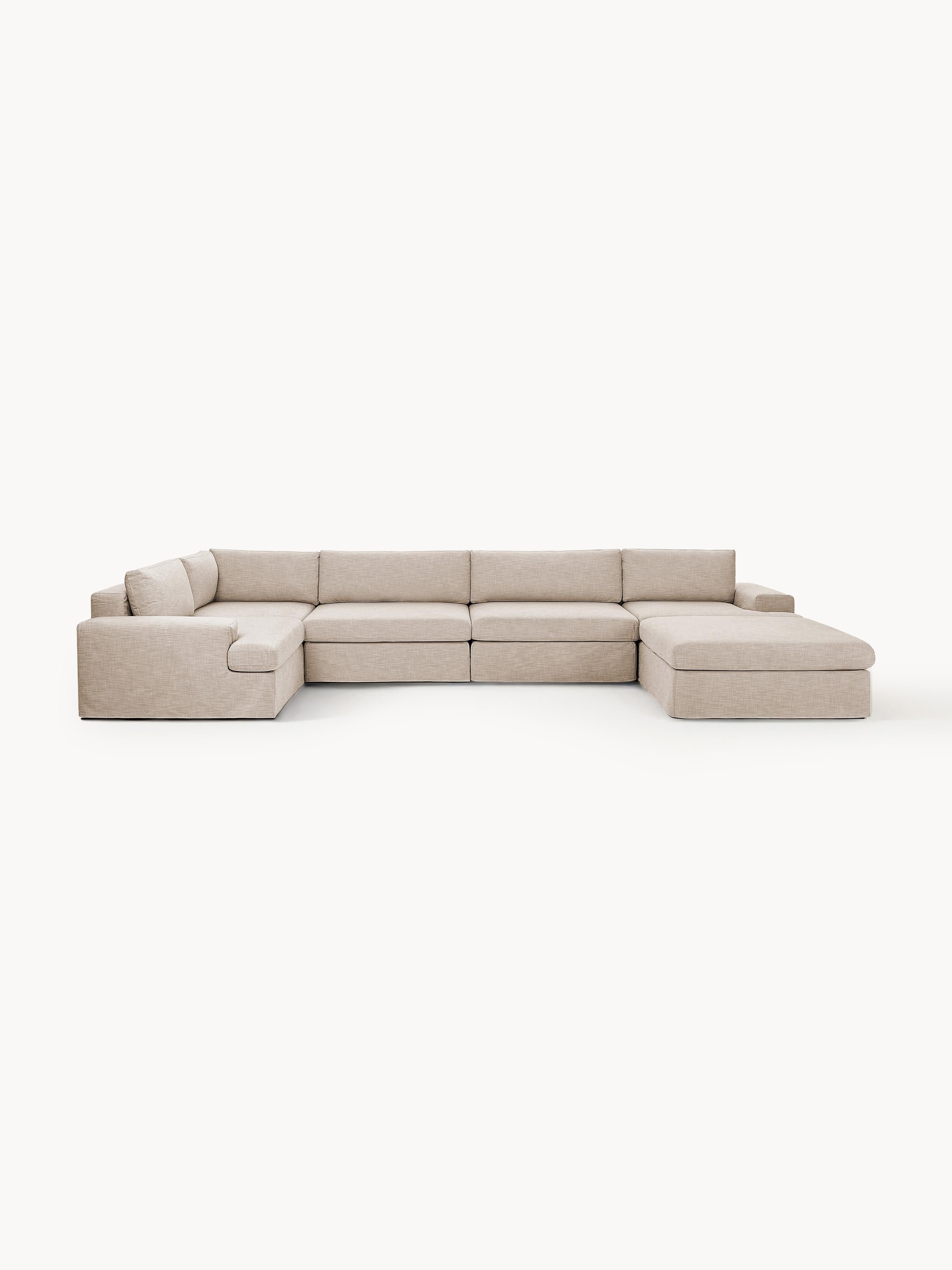 Modulares XL Sofa Russell mit abnehmbaren Bezügen