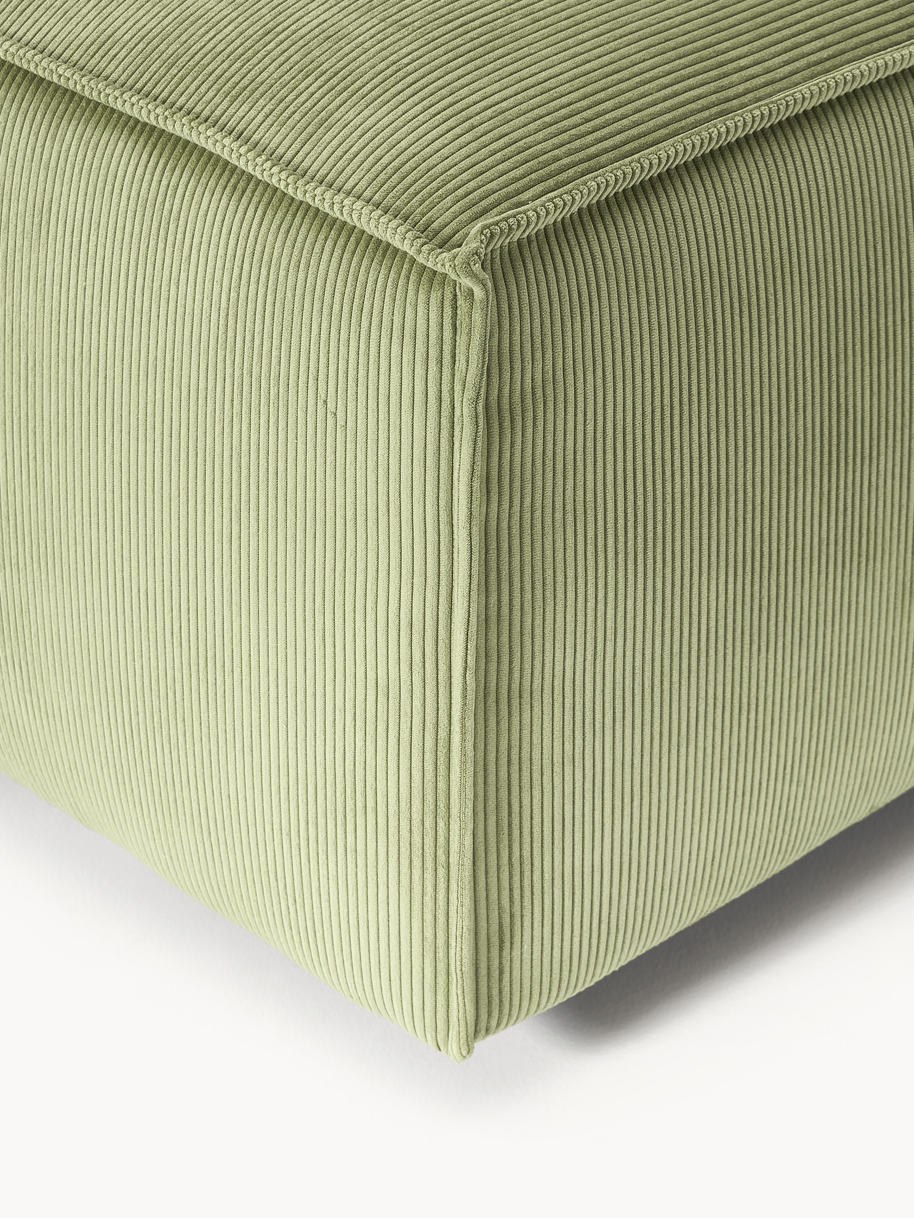 Sofa-Hocker Lennon aus Cord