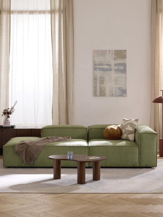 Modulare Ottomane Lennon aus Cord