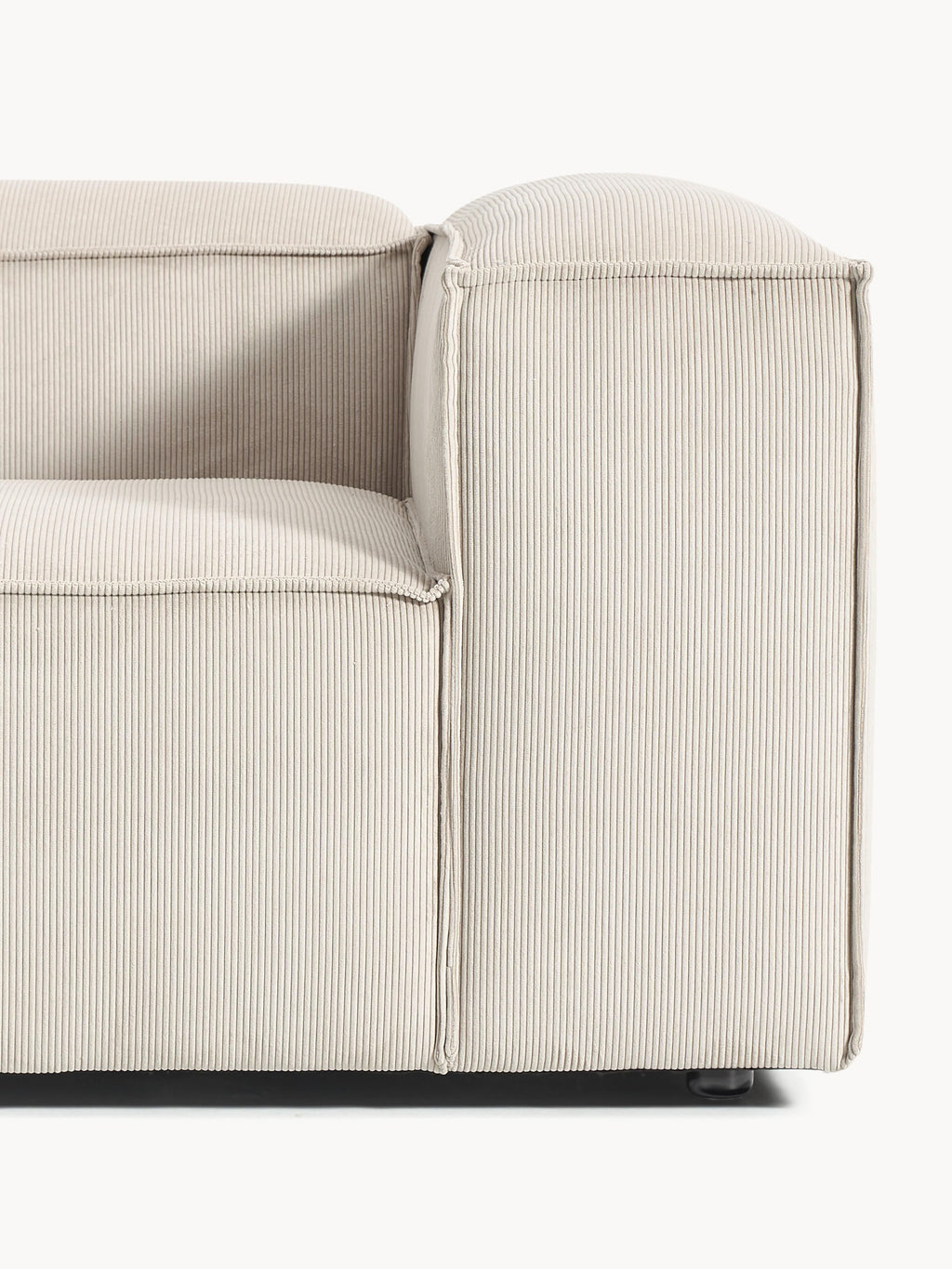 Modulare Ottomane Lennon aus Cord