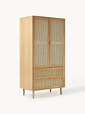 Galeriebild 1 - Kleiner Kleiderschrank Aries mit Wiener Geflecht