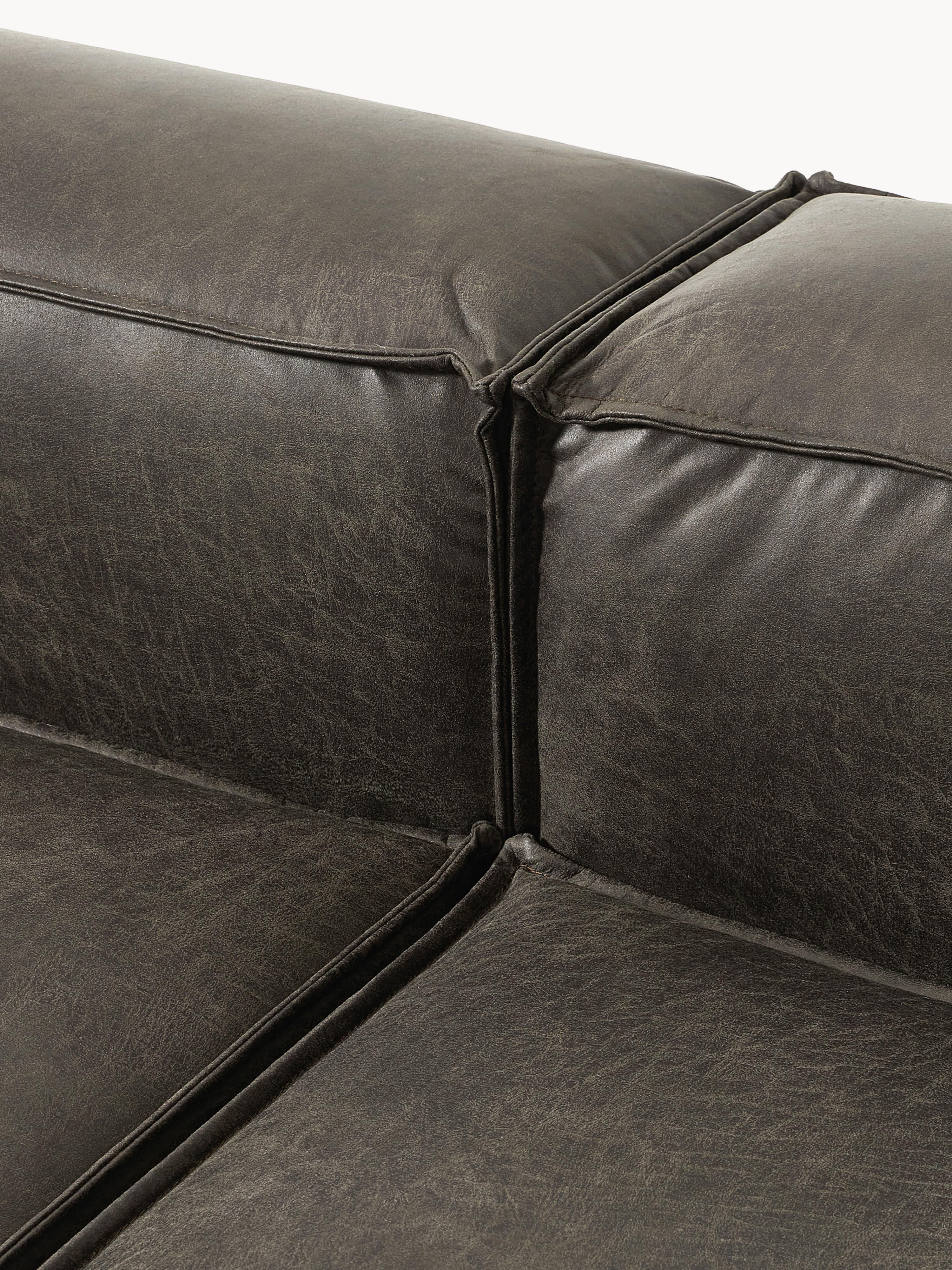 Modulares Sofa Lennon (3-Sitzer) aus Leder