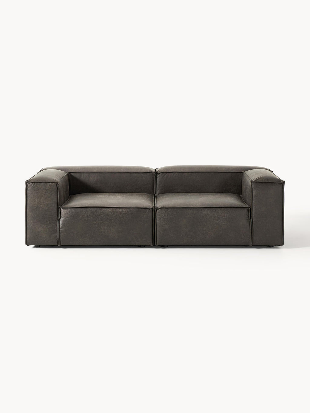 Galeriebild 1 - Modulares Sofa Lennon (3-Sitzer) aus Leder