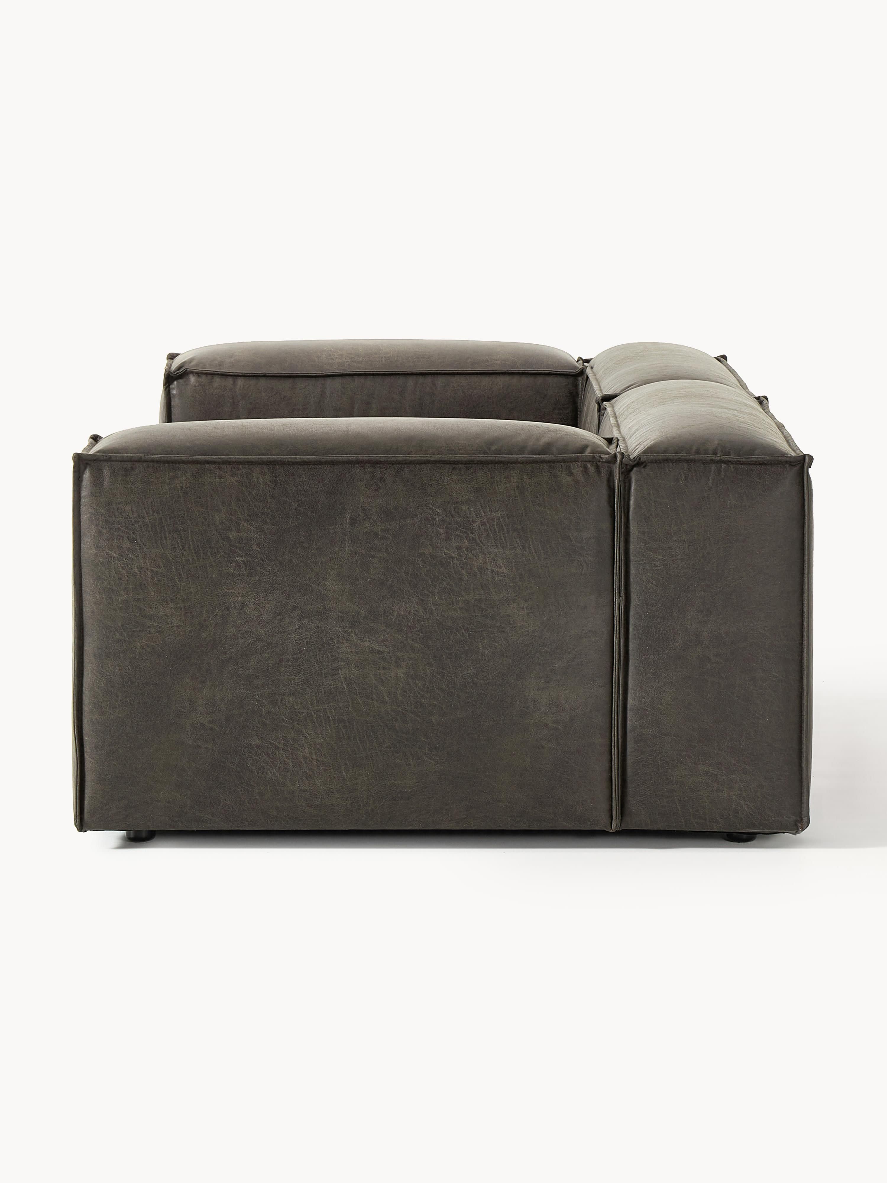 Modulares Sofa Lennon (3-Sitzer) aus Leder