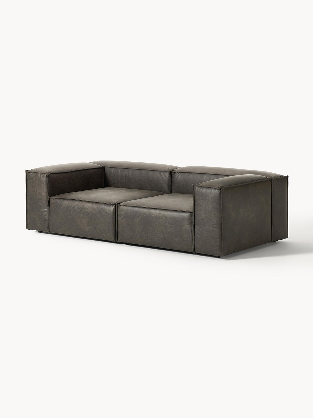 Modulares Sofa Lennon (3-Sitzer) aus Leder