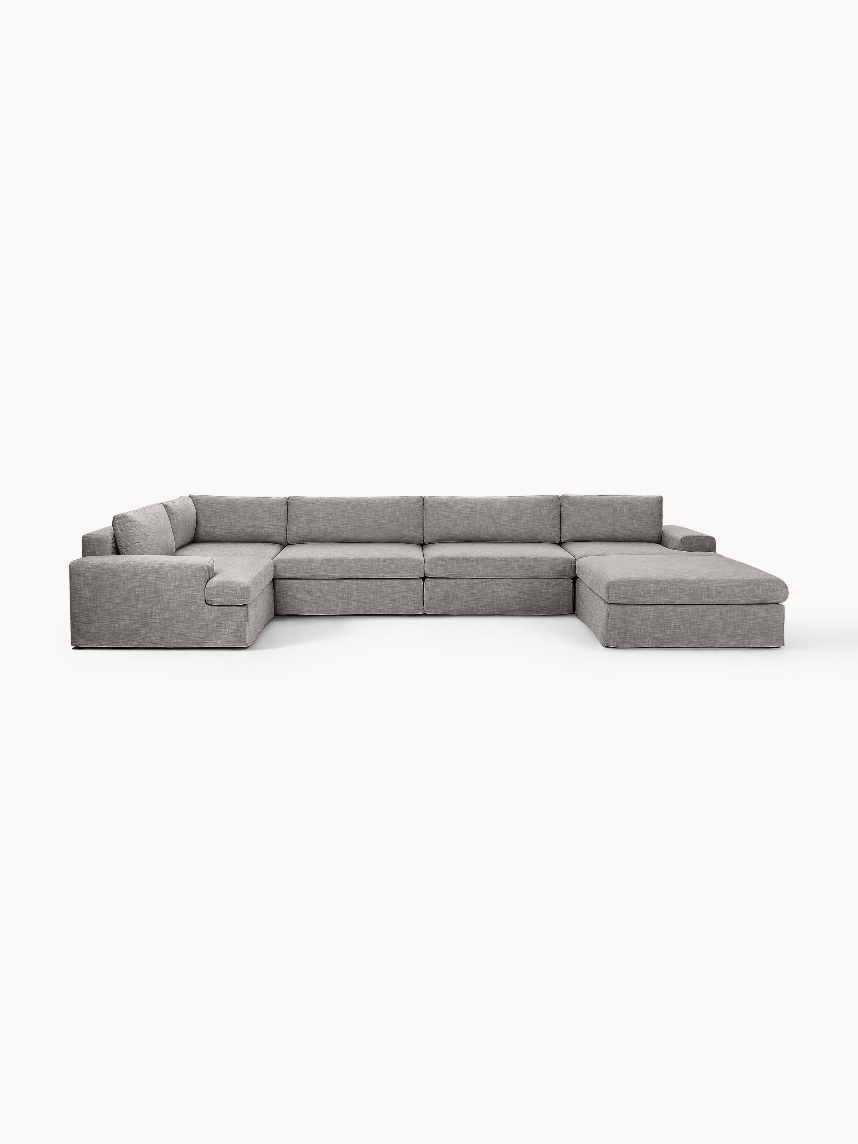 Modulares XL Sofa Russell mit abnehmbaren Bezügen