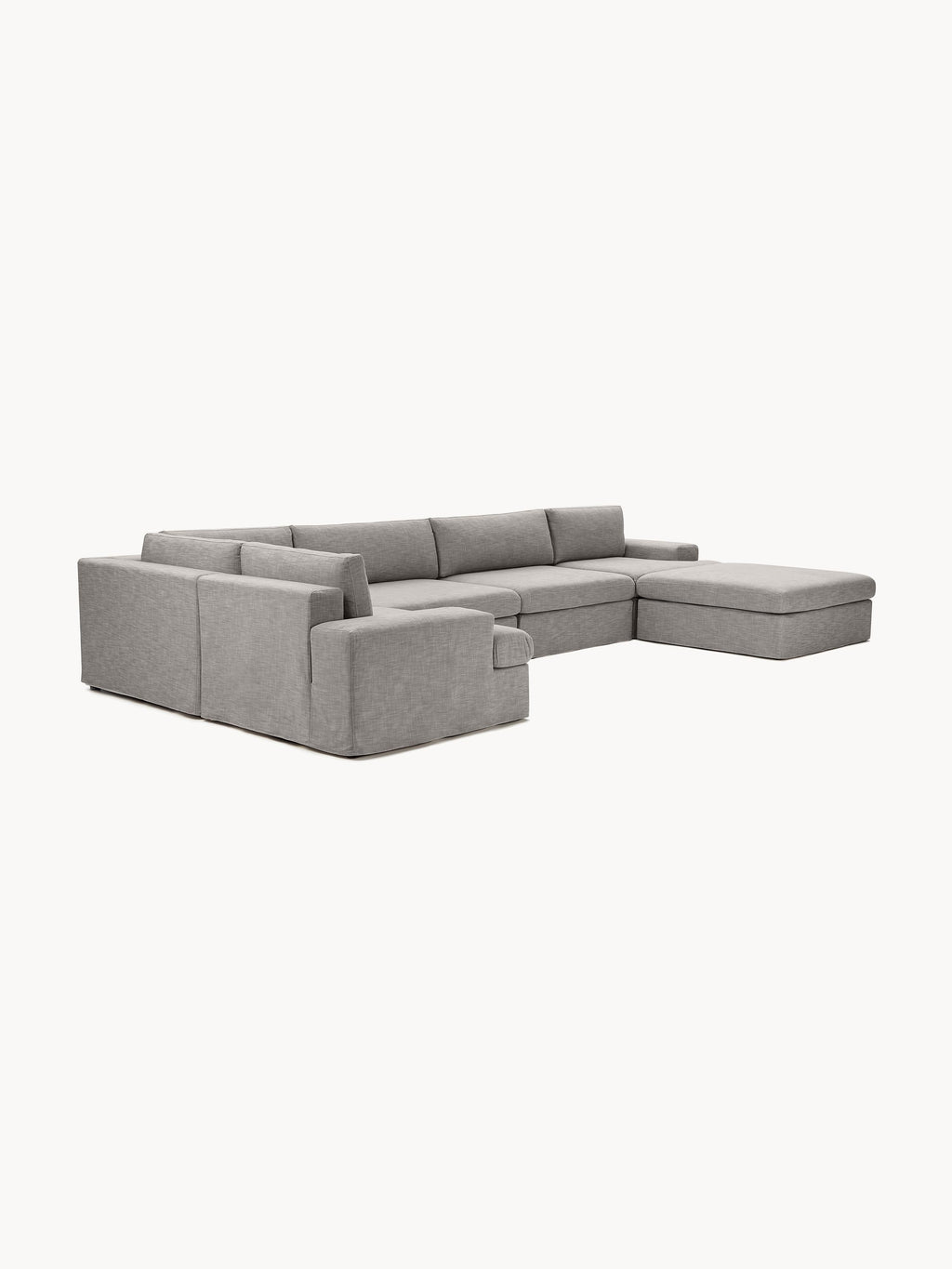 Galeriebild 1 - Modulares XL Sofa Russell mit abnehmbaren Bezügen