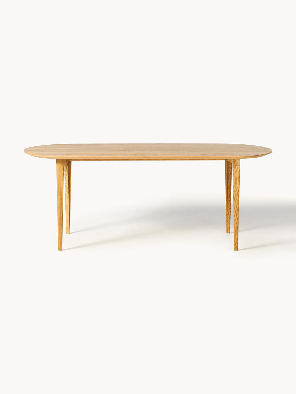 Ovaler Esstisch Archie aus Eichenholz, 200 x 100 cm