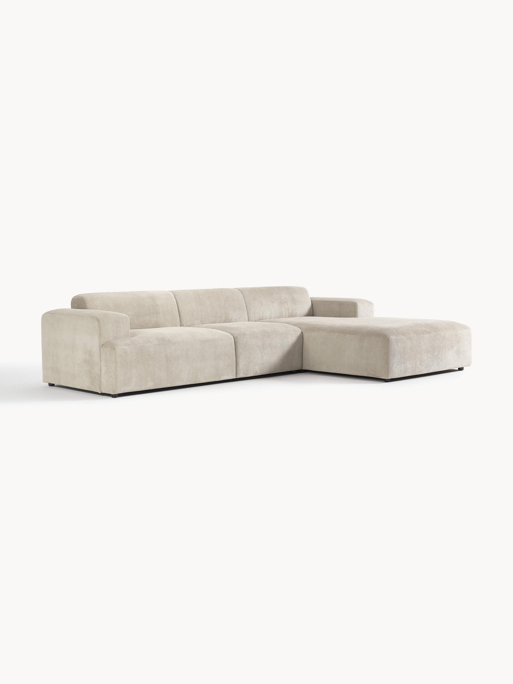 Cord-Ecksofa Melva (4-Sitzer)