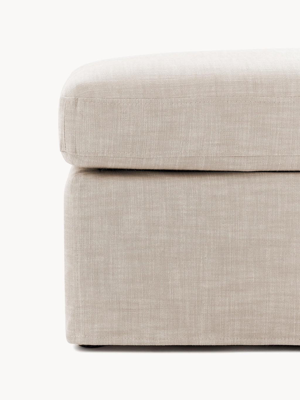 Sofa-Hocker Russell mit abnehmbaren Bezügen