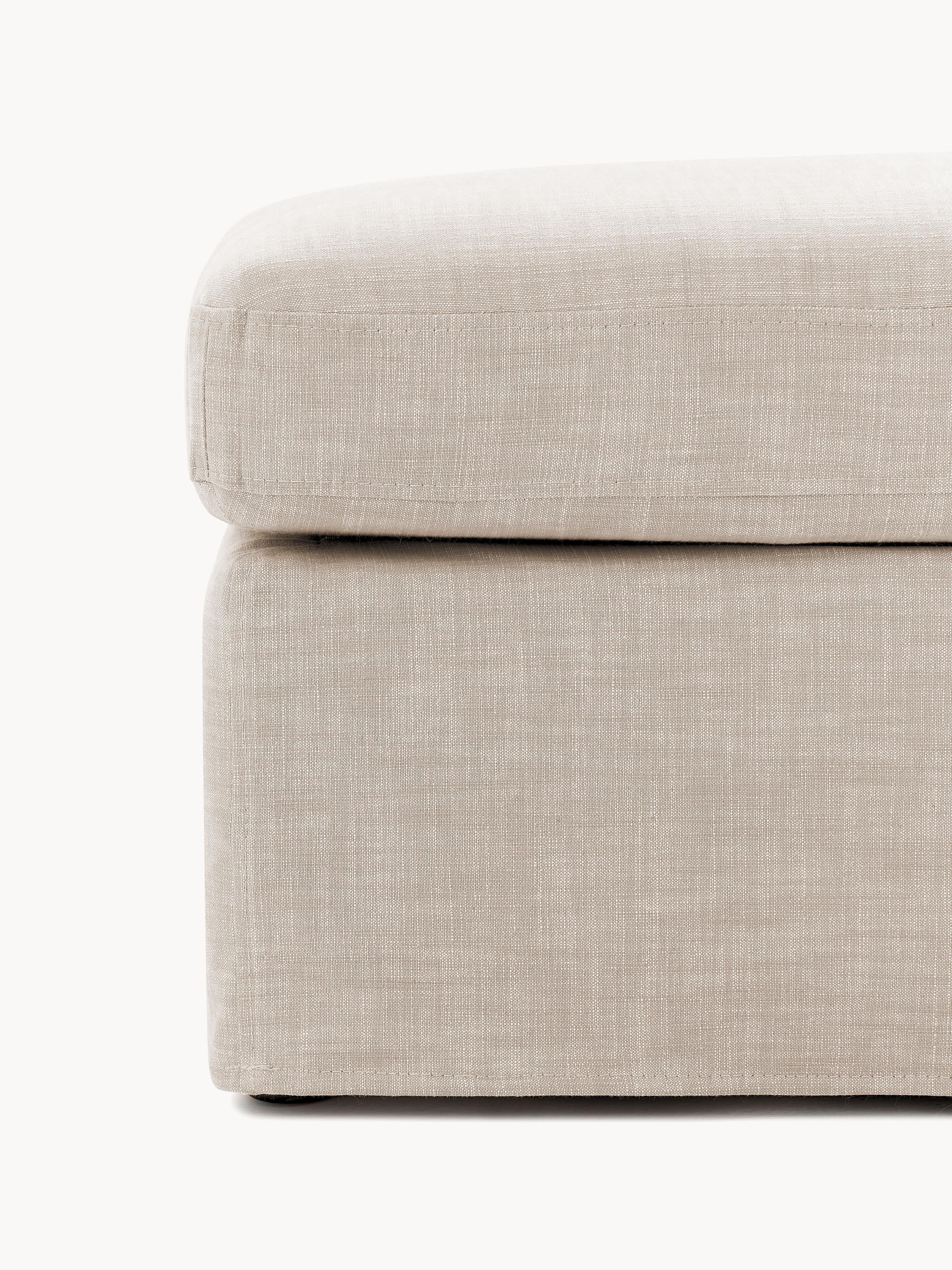 Sofa-Hocker Russell mit abnehmbaren Bezügen
