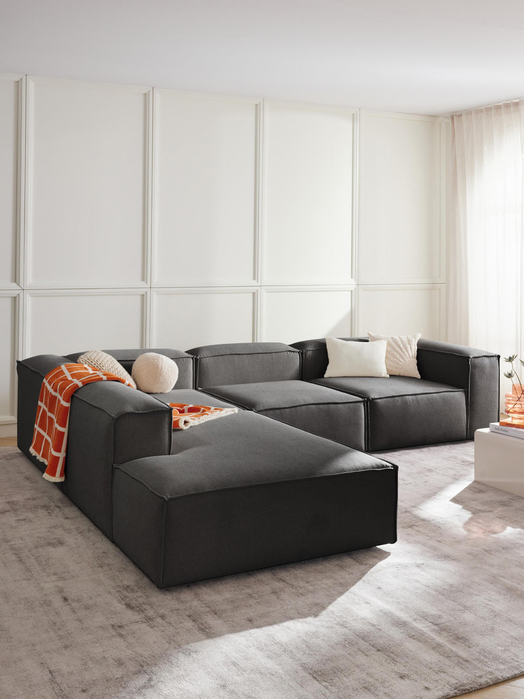 Modulares XL-Ecksofa Lennon (4-Sitzer)