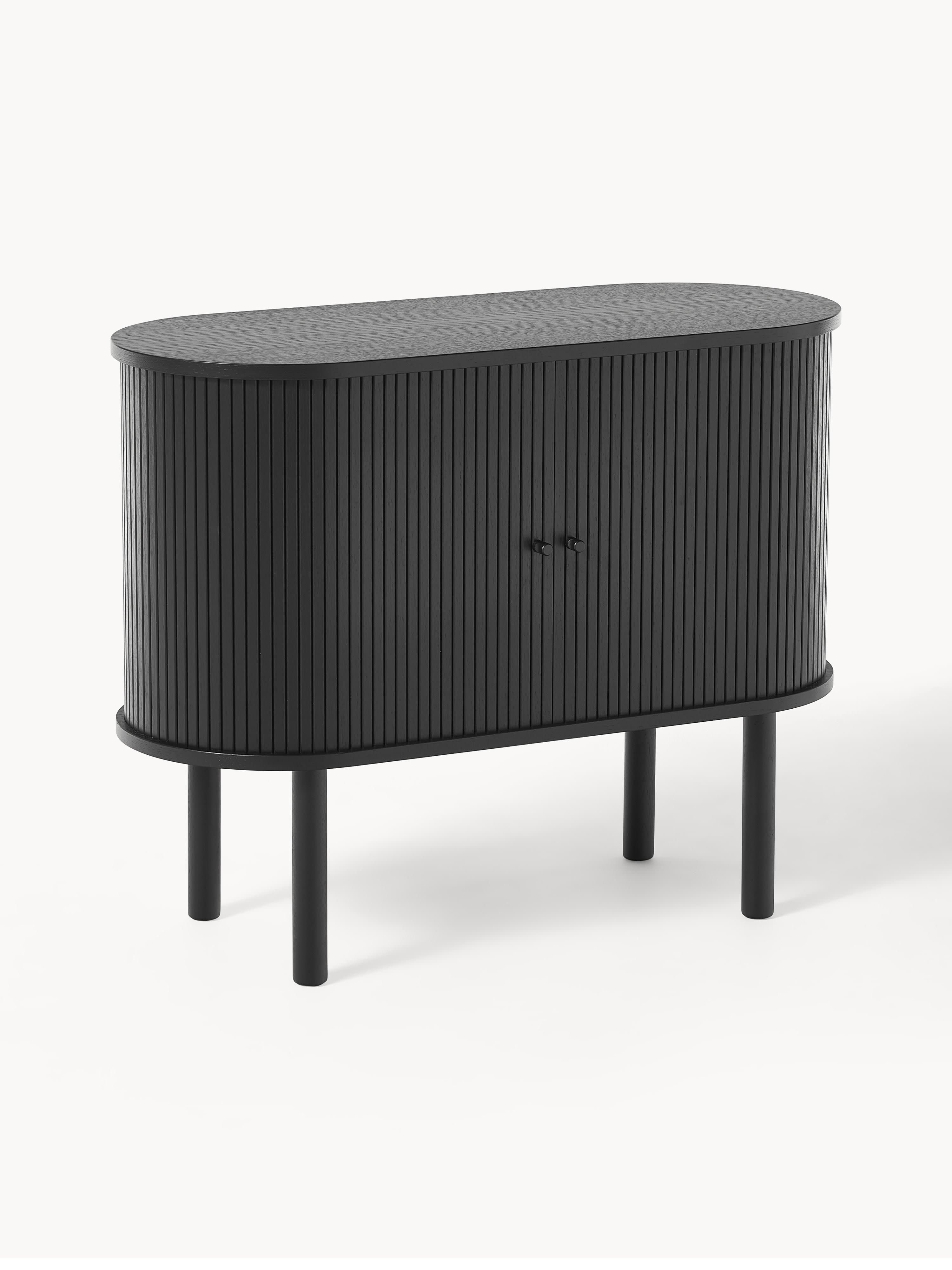 Galeriebild 1 - Kleines Sideboard Calary mit geriffelter Front