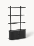 Galeriebild 1 - Wandregal Calary mit geriffelter Front