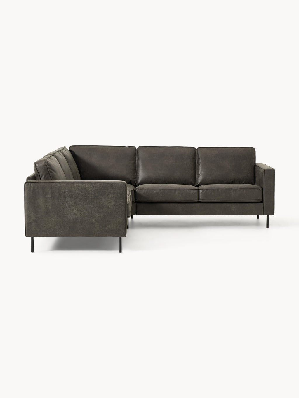 Ecksofa Hunter aus Leder (4-Sitzer)