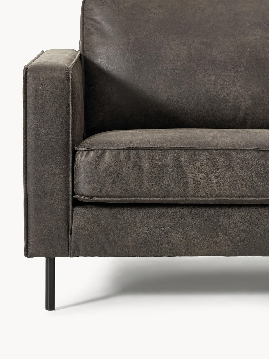 Ecksofa Hunter aus Leder (4-Sitzer)