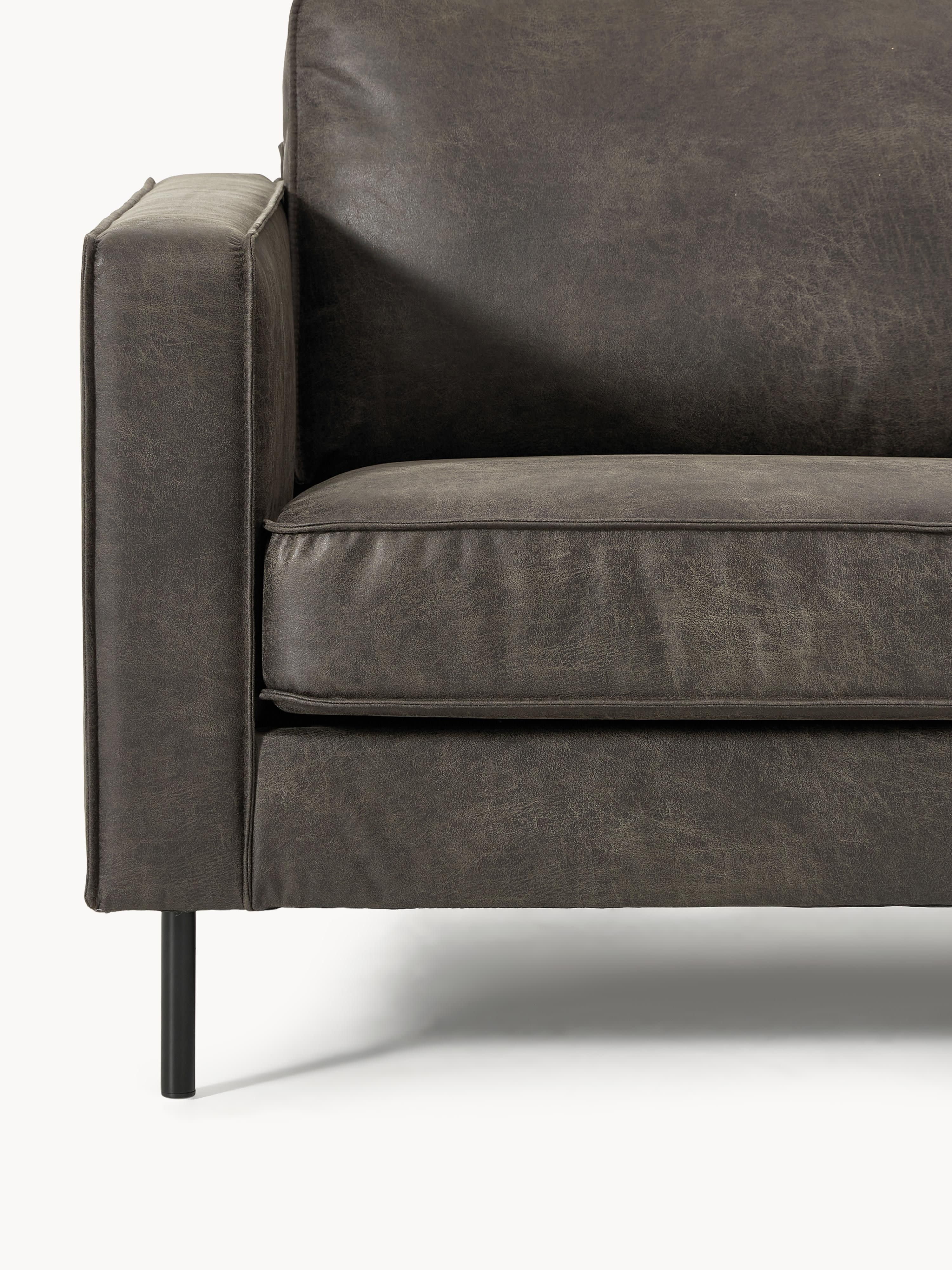 Ecksofa Hunter aus Leder (4-Sitzer)