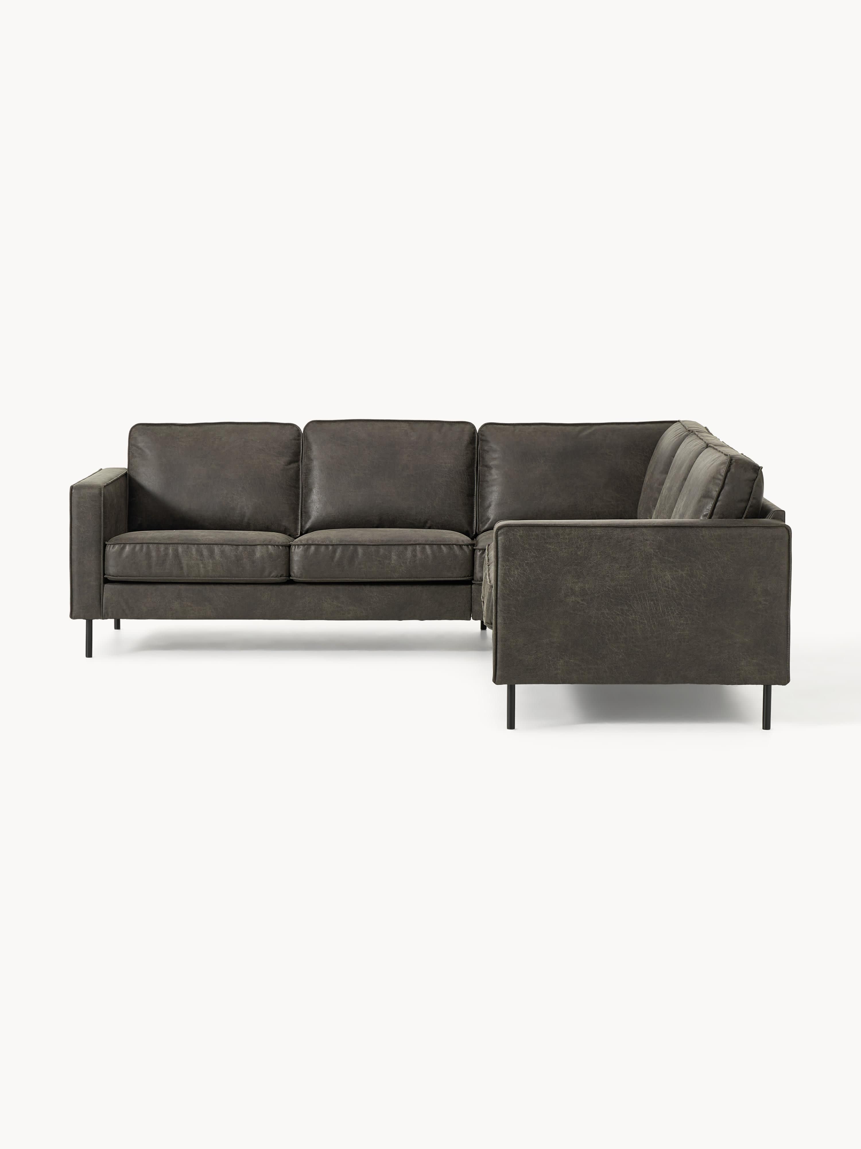 Ecksofa Hunter aus Leder (4-Sitzer)