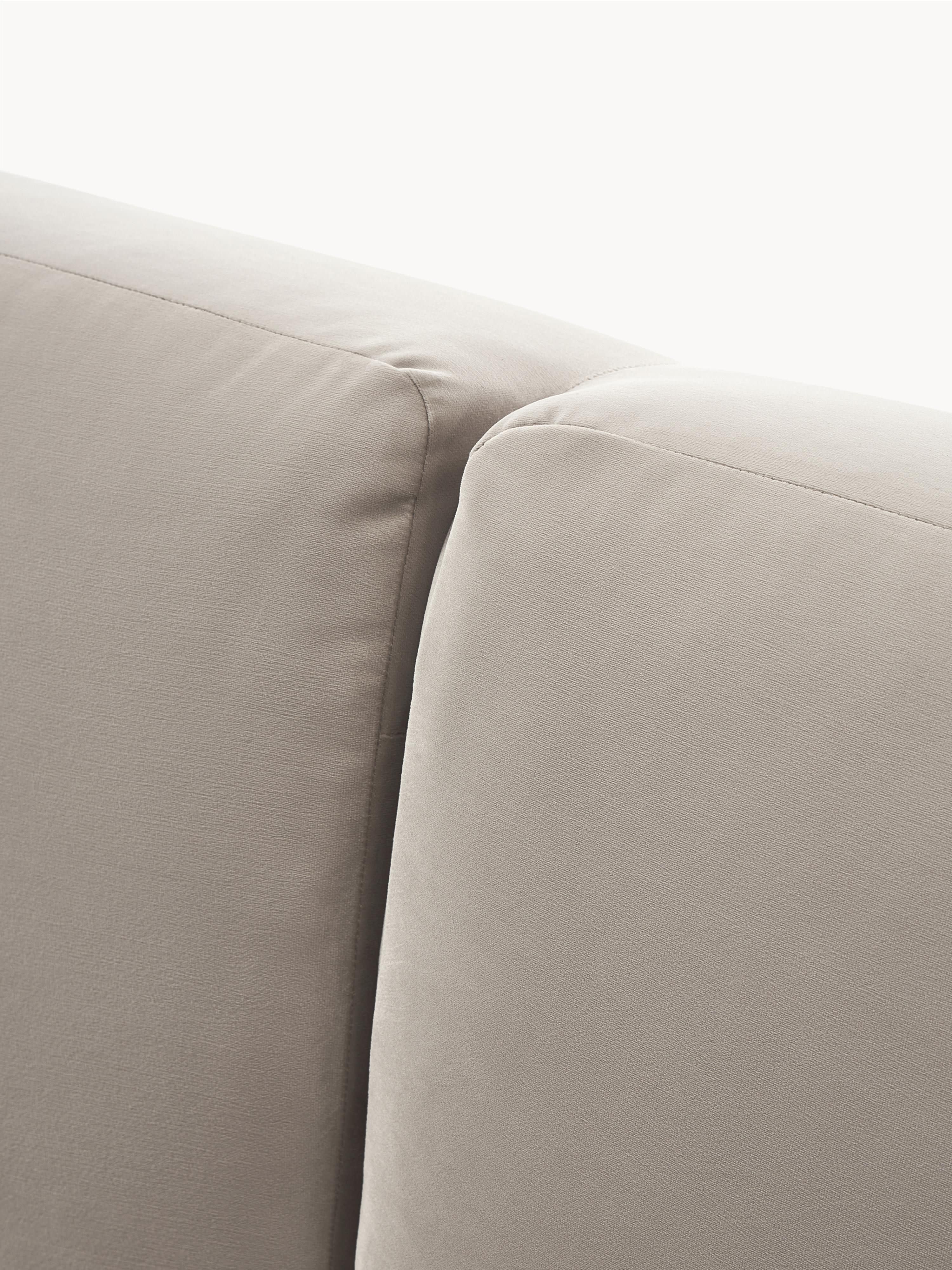 Samt-Schlafsofa Fluente (3-Sitzer)