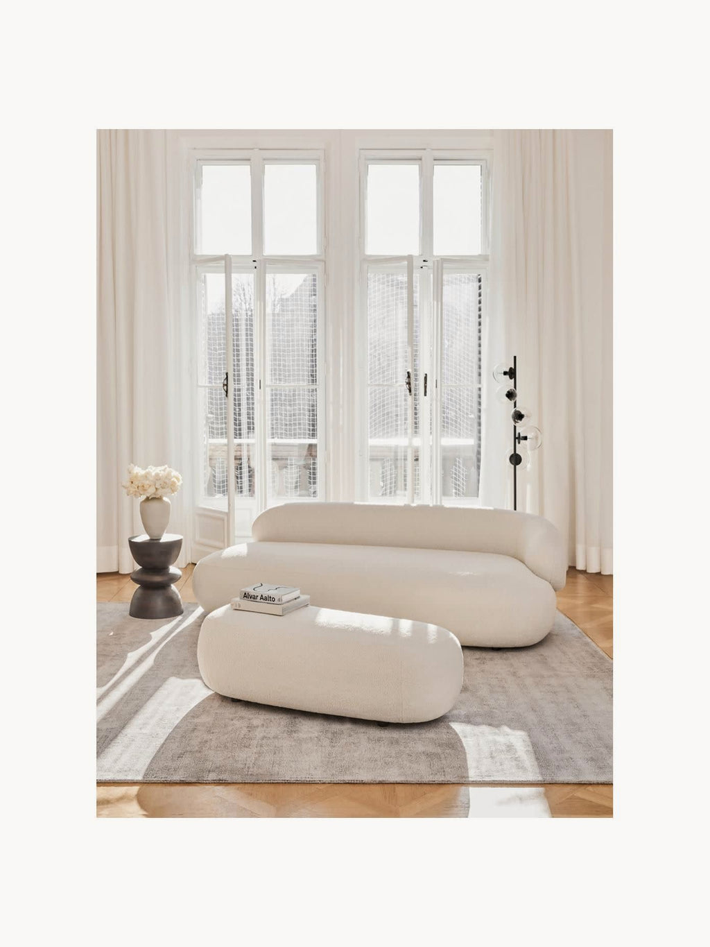 Teddy-Sofa Alba (3-Sitzer)