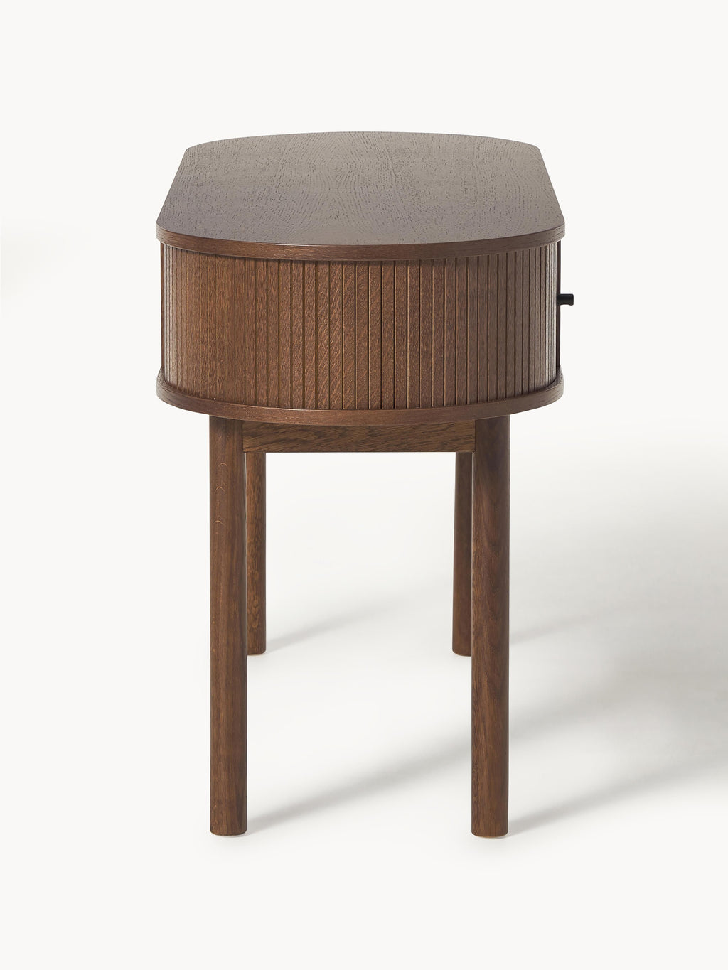Schreibtisch Calary mit geriffelter Front