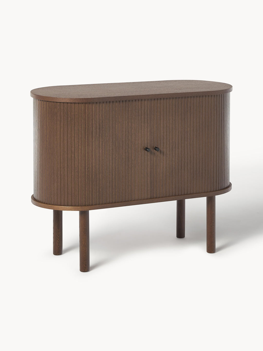 Galeriebild 1 - Kleines Sideboard Calary mit geriffelter Front
