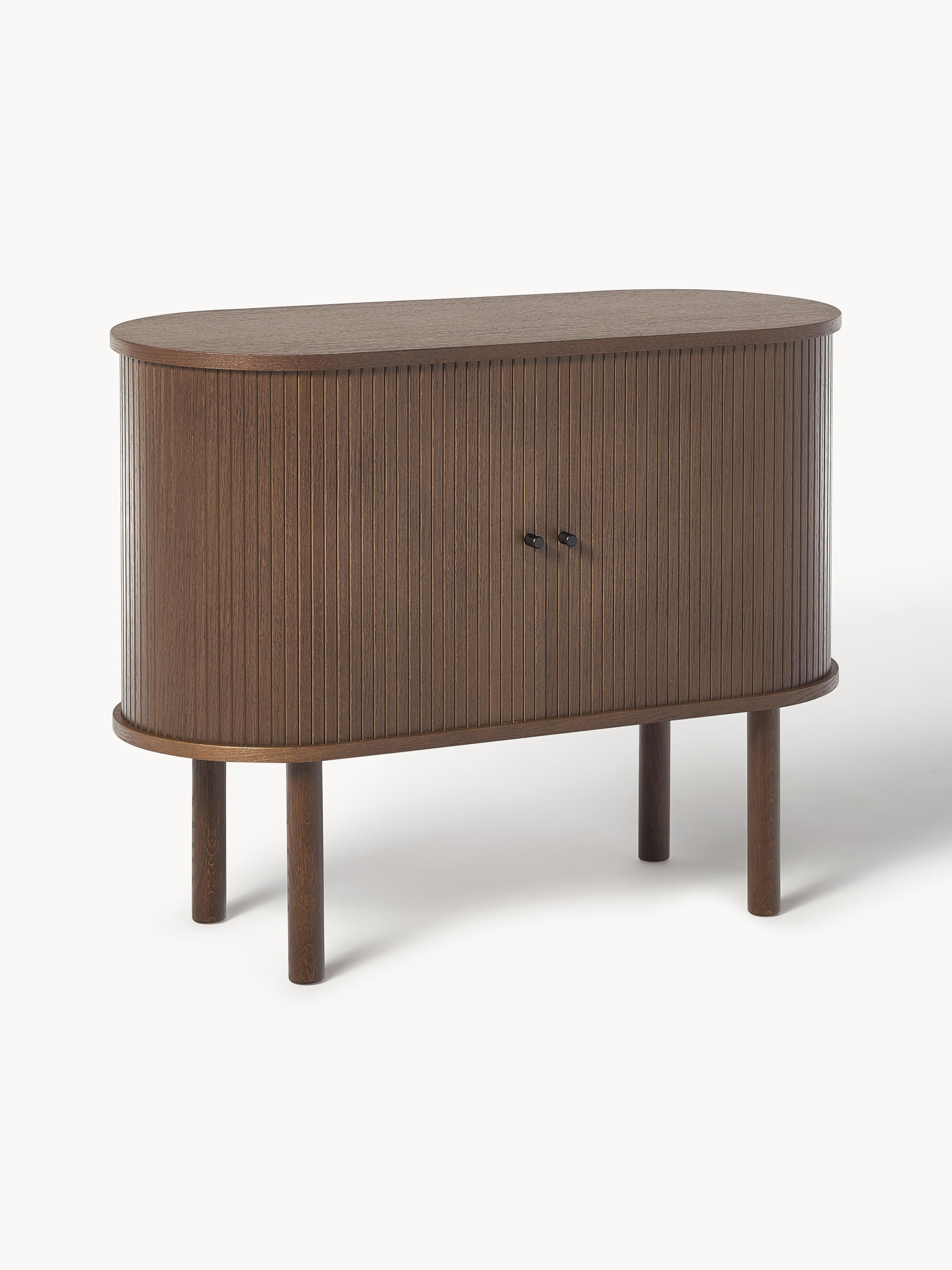 Galeriebild 1 - Kleines Sideboard Calary mit geriffelter Front