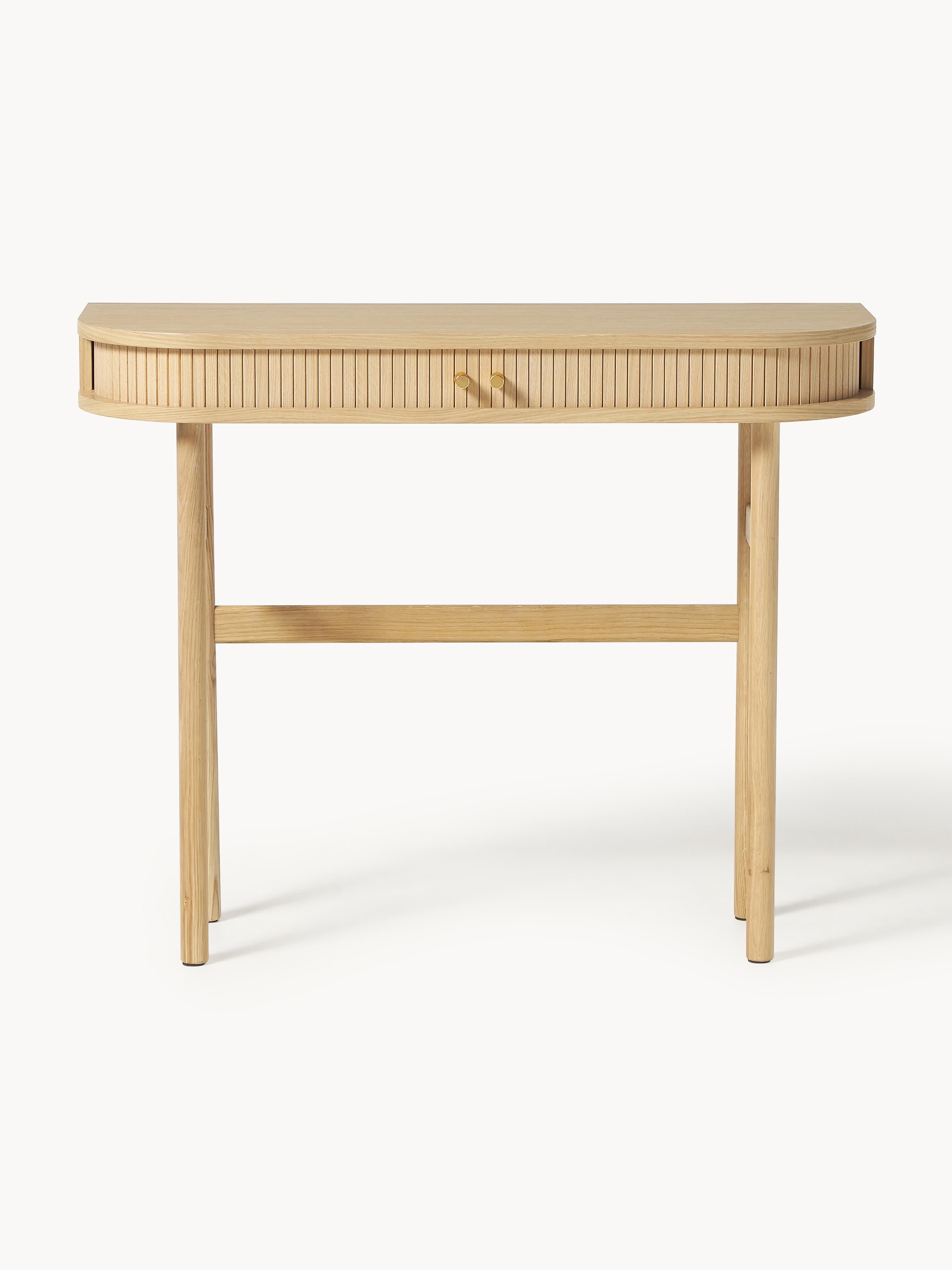 Konsole Calary mit geriffelter Front