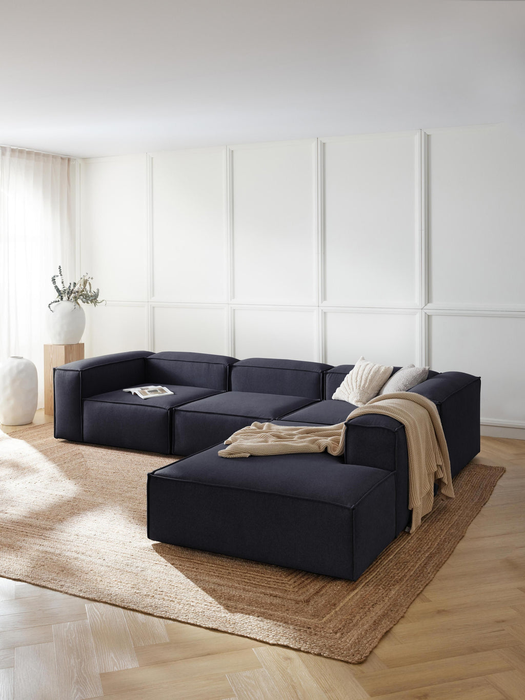 Modulares XL-Ecksofa Lennon (4-Sitzer)