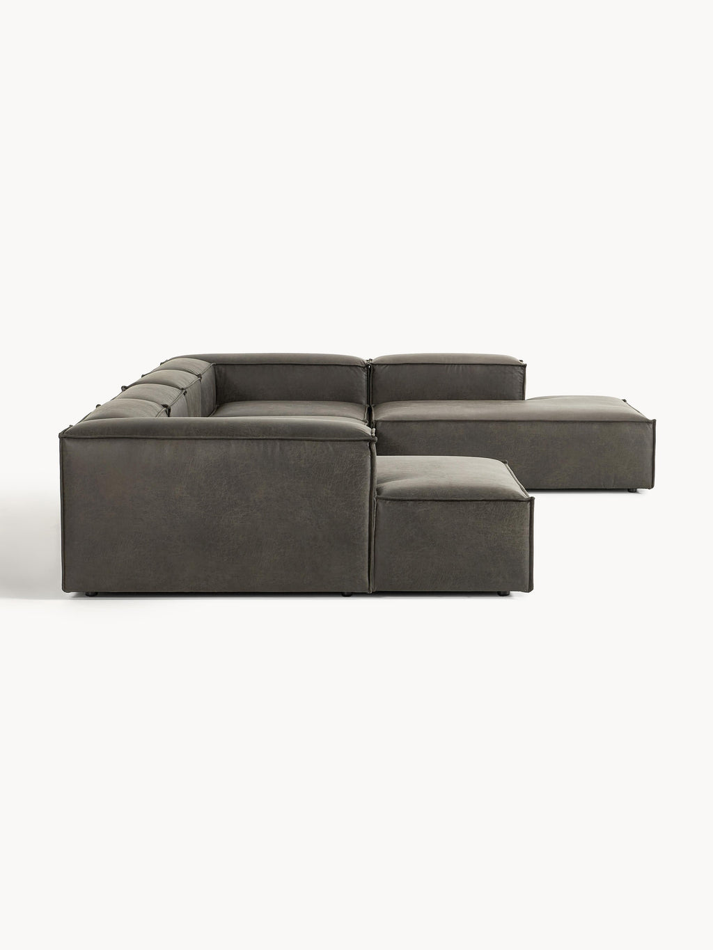 Modulares XL Sofa Lennon aus Leder