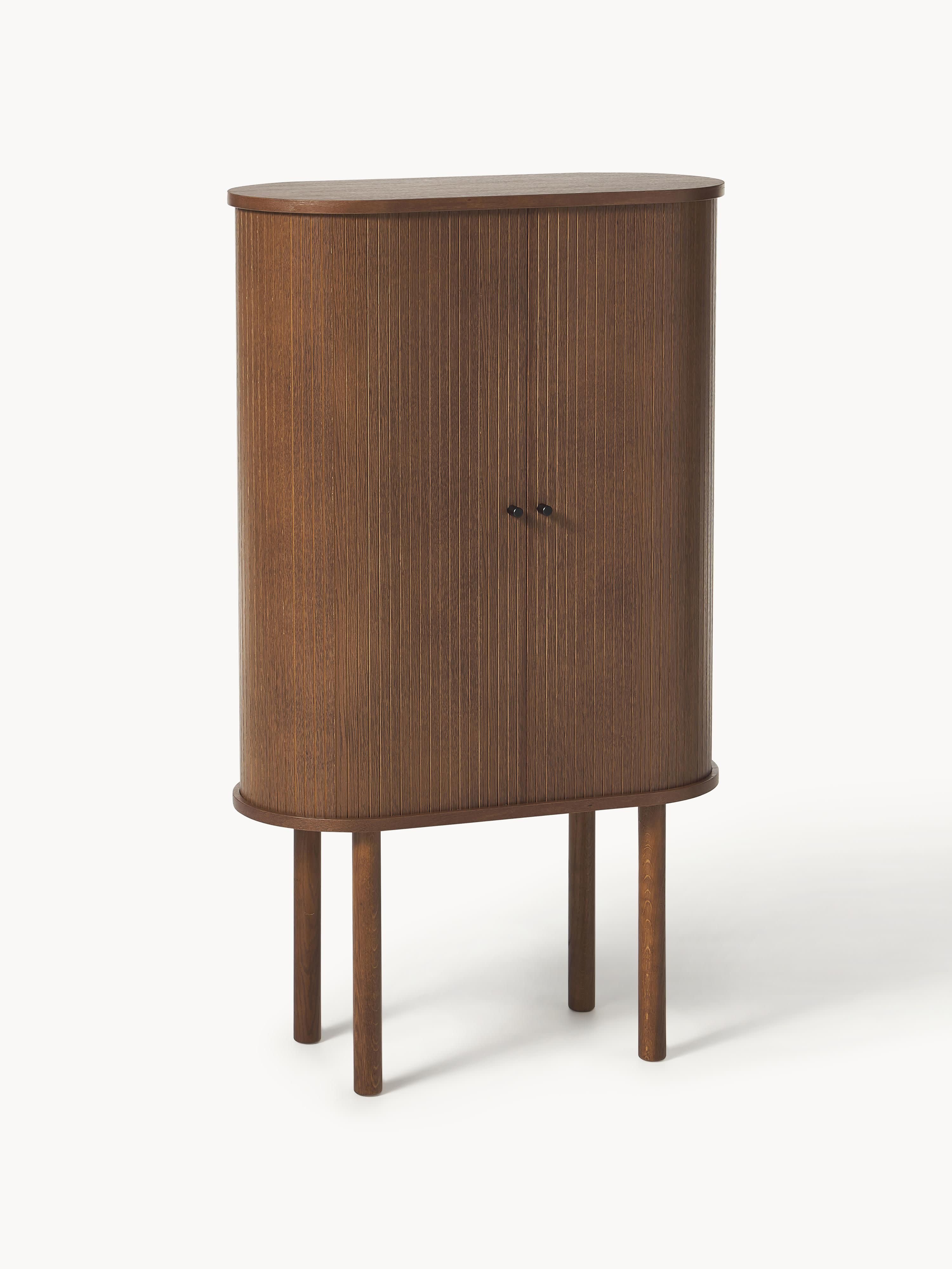 Galeriebild 1 - Highboard Calary mit geriffelter Front