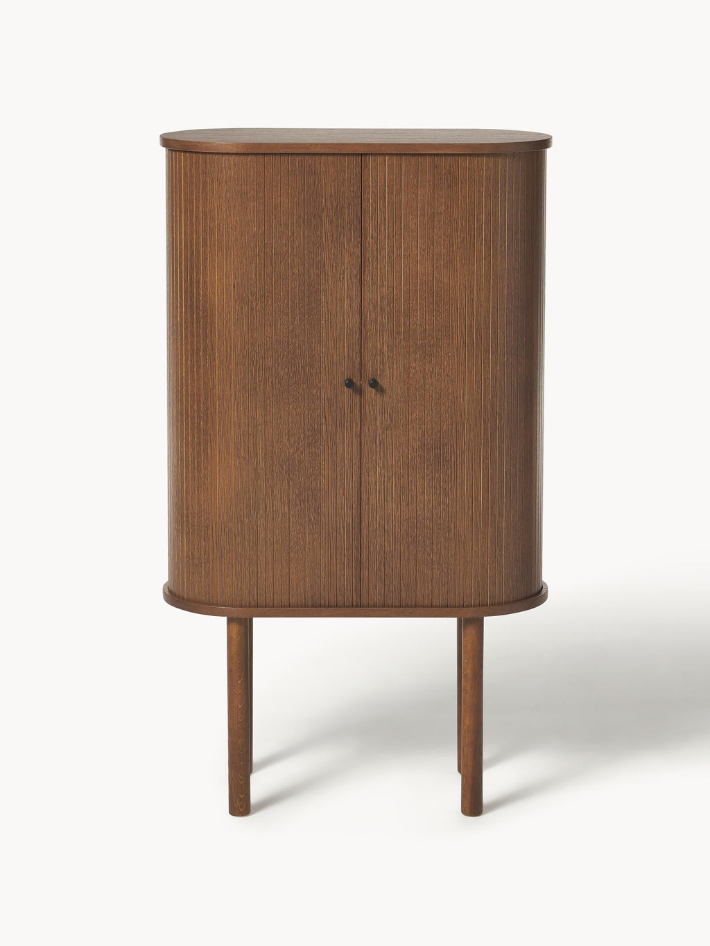 Highboard Calary mit geriffelter Front