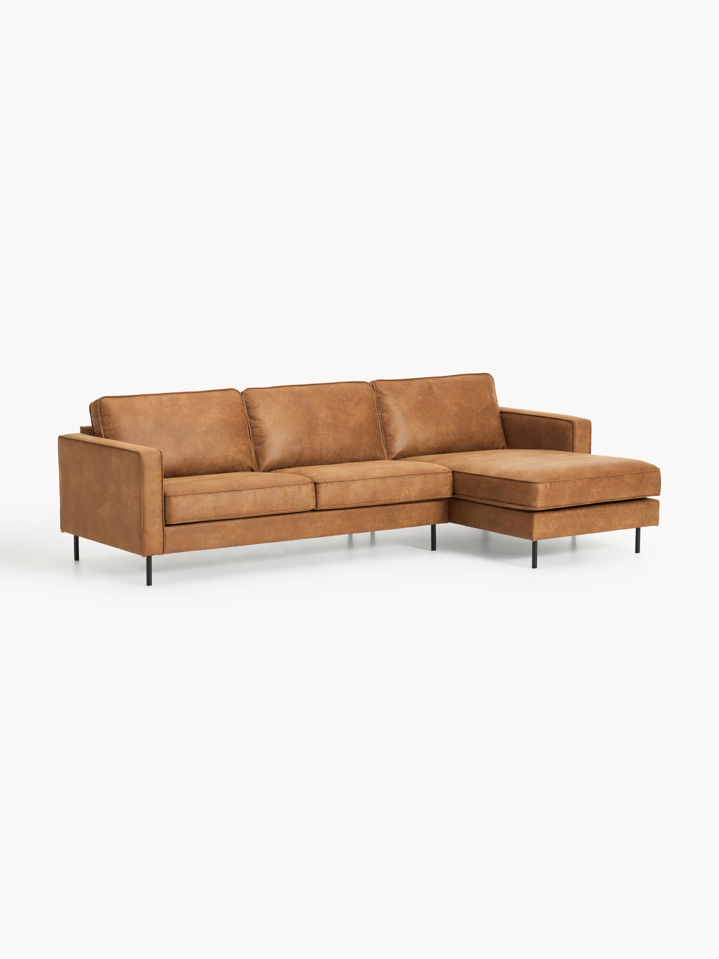 Leder-Ecksofa Hunter (3-Sitzer)